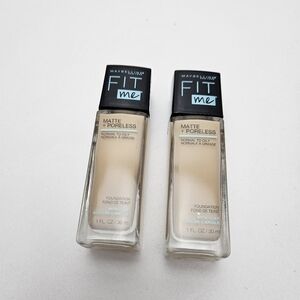 Maybelline fit me foundation Matte poreless